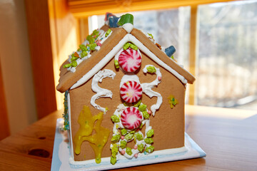 Homemade Gingerbread House