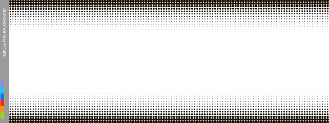 Rasterized halftone texture for design and text