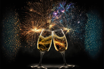 Happy New Year Celebration 