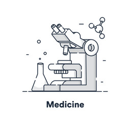 Sketch medicine concept