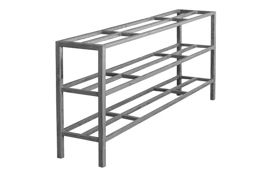 Shelves made of steel simple.