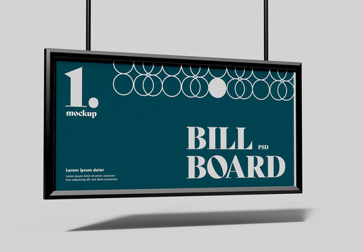 Hanging Billboard Mockup