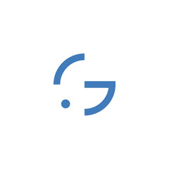 G I logo design vector sign