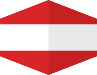 Austria flag background with cloth texture.Austria Flag vector illustration eps10.