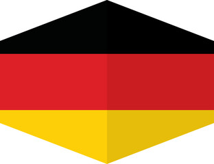 Germany flag background with cloth texture.Germany Flag vector illustration eps10.