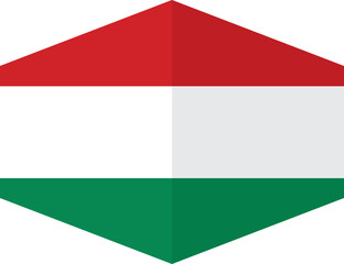 Hungary flag background with cloth texture.Hungary Flag vector illustration eps10.