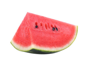 Sliced of watermelon isolated transparent png