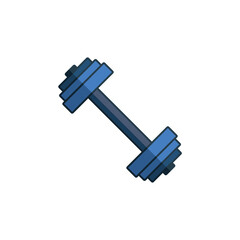 dumbbell icon design vector template