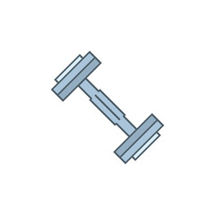 dumbbell icon design vector template