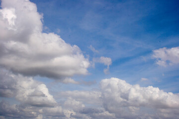blue sky white cloudscape beauty nature