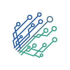 technology icon design vector template
