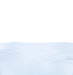 Fototapeta na wymiar snowdrift isolated on transparent background
