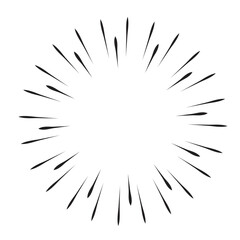 bursting Firework vector design. abstract sun rays and fireworks on a white background. 
