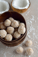 Vegan coconut truffles