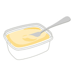 マーガリンのイラスト