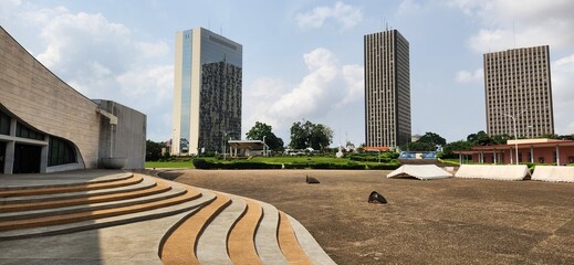 Beautiful skyline of Abidjan Plateau