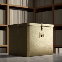 beautiful boxes for storing securities, jewelry and other material values, fantasy, ai