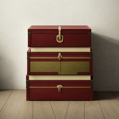 beautiful boxes for storing securities, jewelry and other material values, fantasy, ai