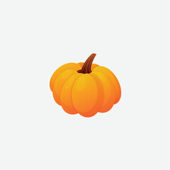 pumpkin orange illustration design gradient