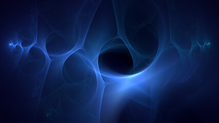 3D rendering abstract colorful fractal light background