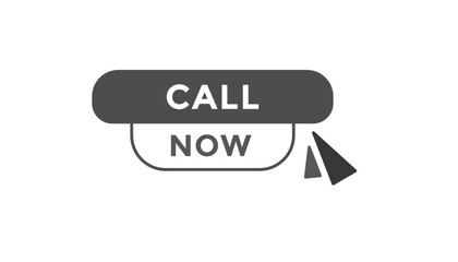 Call now button web banner templates. Vector Illustration
