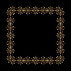 antique and retro frame. Empty card background	