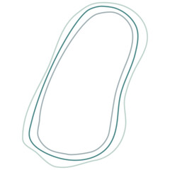 Abstract Freeform shape outline