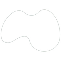 Abstract Freeform shape outline