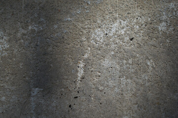 gray concrete wall in the rays of the sun