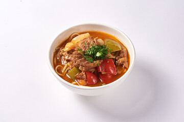 lagman. on a white background