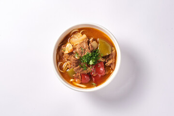 lagman. on a white background