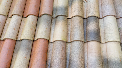 tile roman background of house roof wallpaper vintage retro