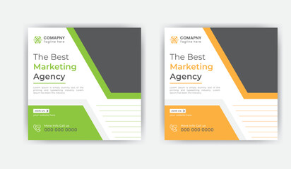 Corporate Social media post design Template 