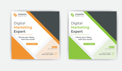 Corporate Social media post design Template 