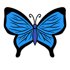 blue butterfly butterflies and daisies positive quote flower design margarita mariposa stationery,mug,t shirt,phone case fashion slogan style spring summer sticker and etc fashion design Swallow