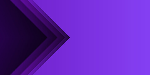 Gradient abstract background. Purple paper cut right triangle. Design element for template, card, cover, banner, poster, backdrop, wall. Vector illustration.