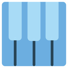 Piano Flat Icon