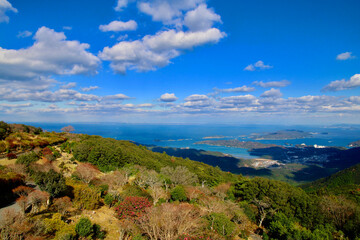 Naklejka premium 伊勢志摩スカイライン・眺望（三重県・伊勢市）