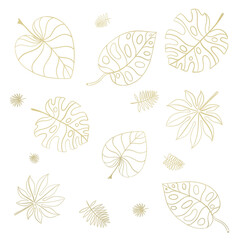 leaf style gold