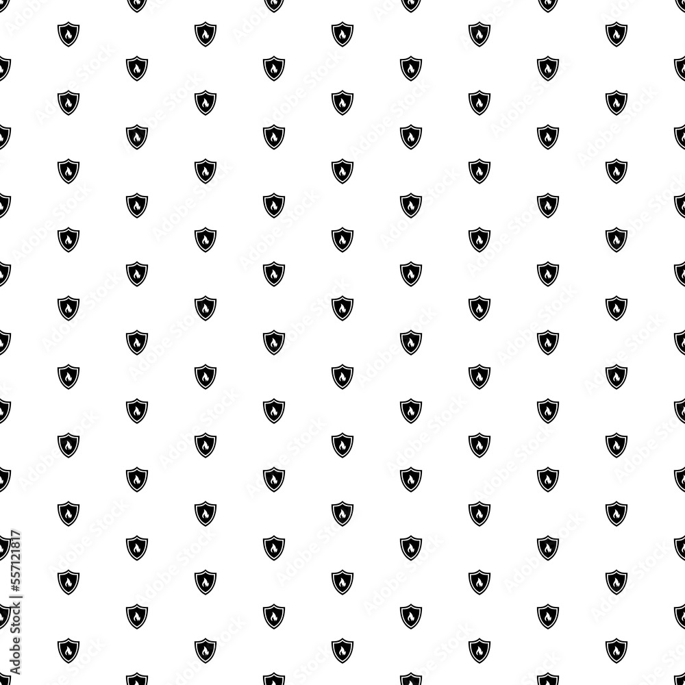 Poster square seamless background pattern from geometric shapes. the pattern is evenly filled with black fi