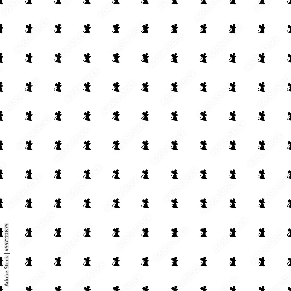 Poster square seamless background pattern from geometric shapes. the pattern is evenly filled with black mo