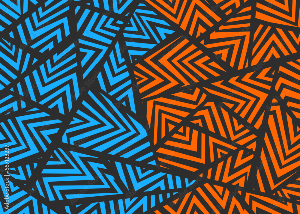 Aufkleber abstract background with dazzle camouflage pattern