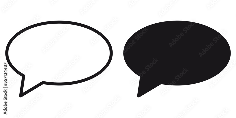 Poster ofvs284 outlinefilledvectorsign ofvs - speech bubble vector icon . talking . isolated transparent . 