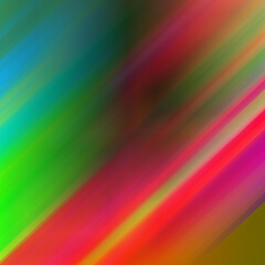 Abstract square image of night traffic light trails in the city