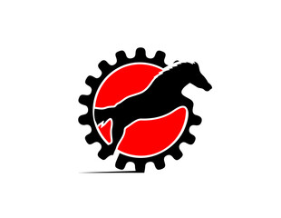 horse gear image logo