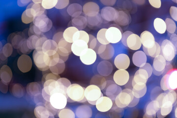 Bokeh Colorful lights blur background,  Out of focus lights
