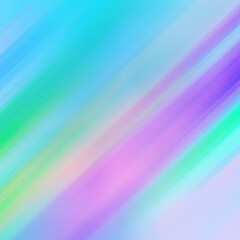 Beautiful blurred abstract background in blue, pink and green tones.