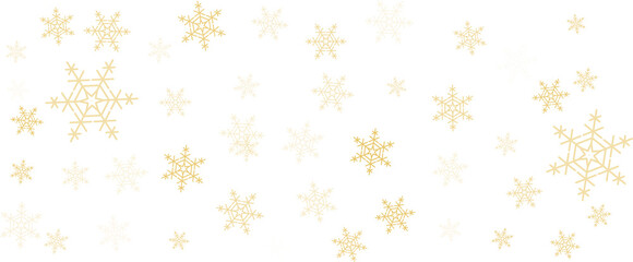Golden snowflake background