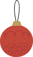 Fototapeta premium Christmas bauble ball
