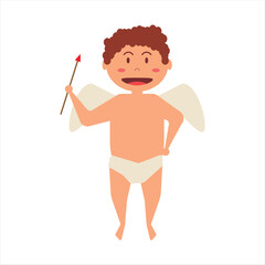Cupid Cartoon Illustration